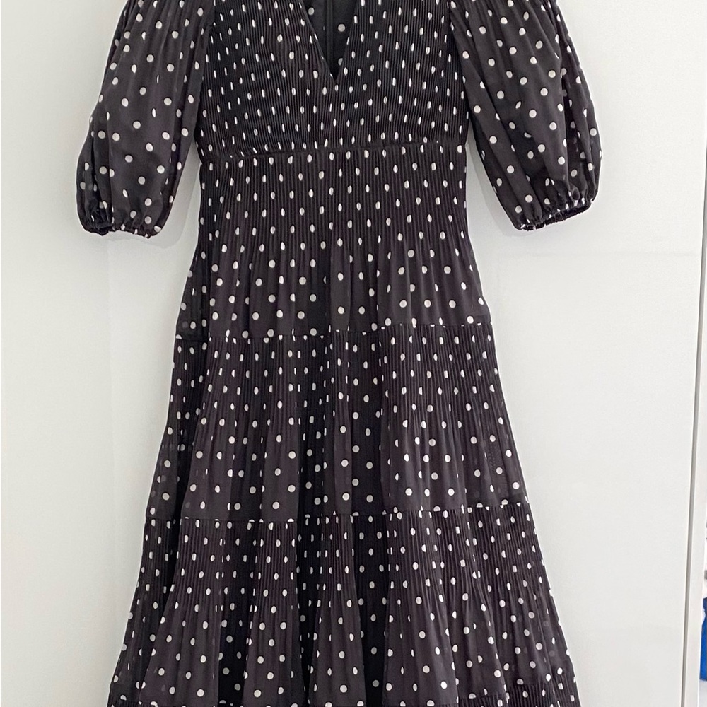 Zimmermann Black and White Polka Dot Dress
